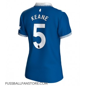 Everton Michael Keane #5 Replik Heimtrikot Damen 2023-24 Kurzarm